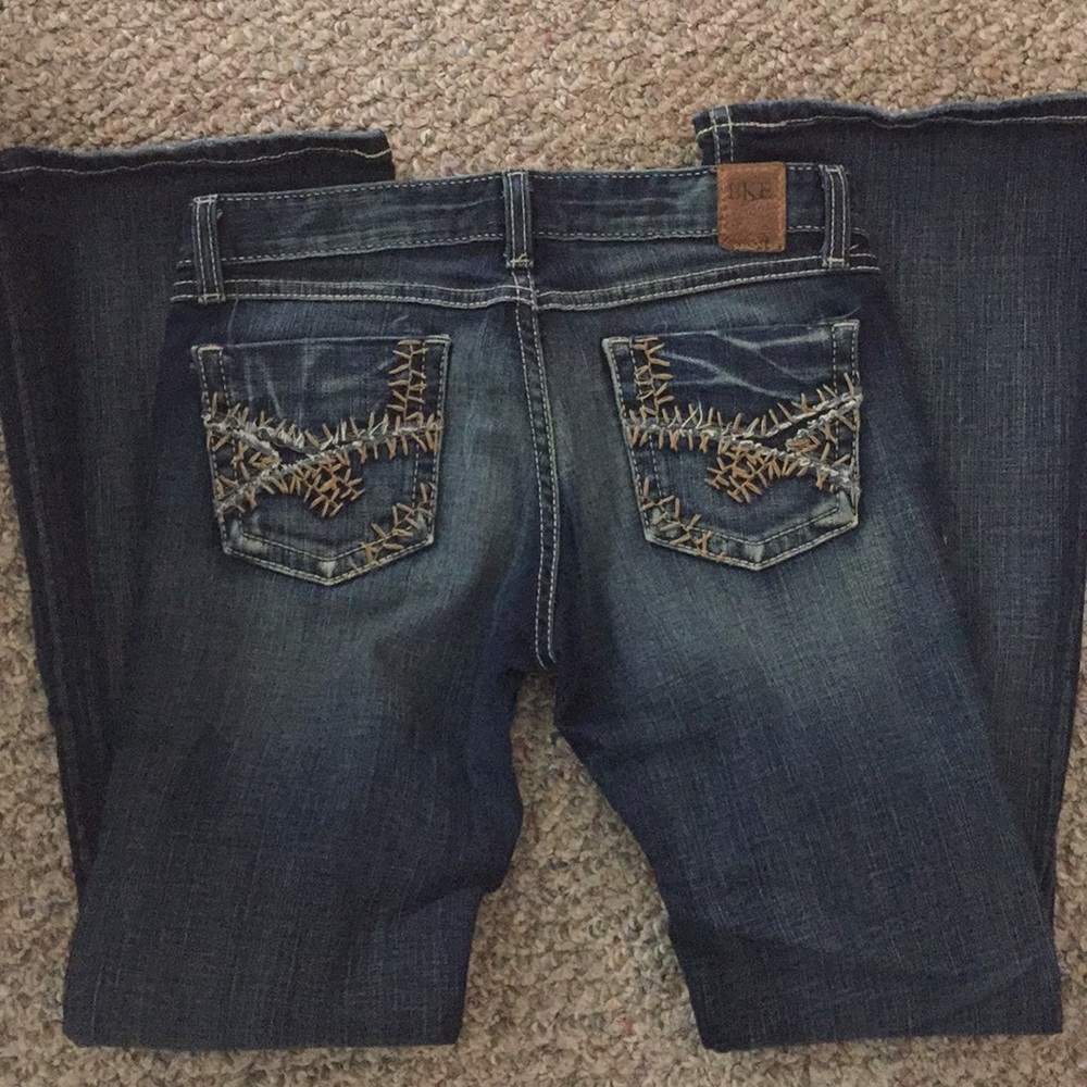 BKE decorative stitch jeans